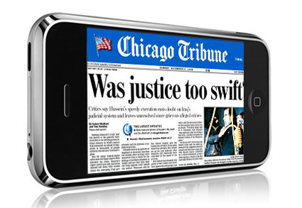 the chicago tribune logo. chicago tribune newspaper. the
